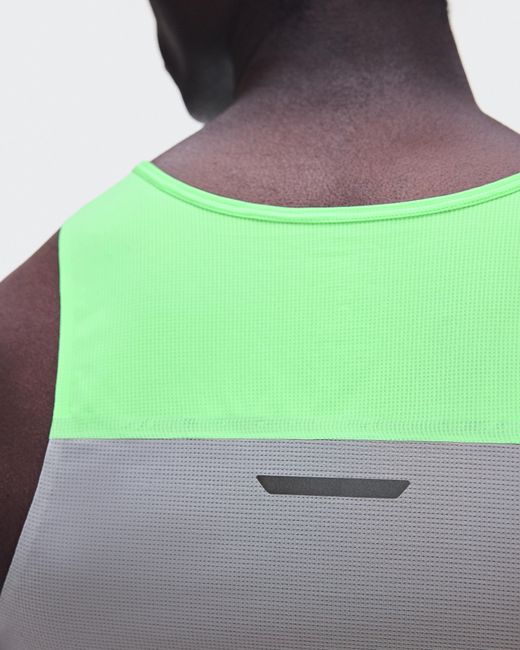 On Shoes Green Performance Tank Top for men