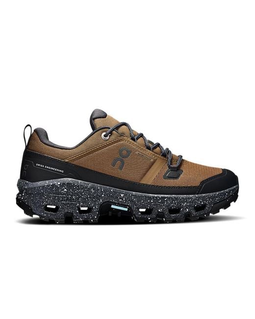 On Shoes Brown Cloudrock Low Beams Rei