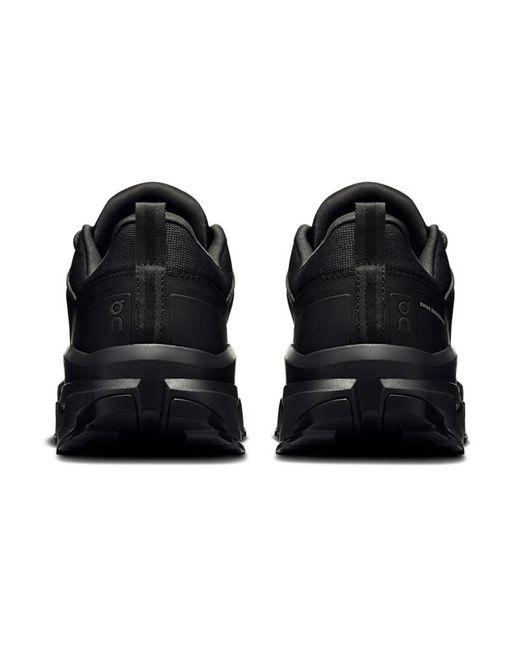 On Shoes Black Cloudrock Low Waterproof for men