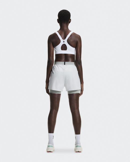 On Shoes White Performance Bra