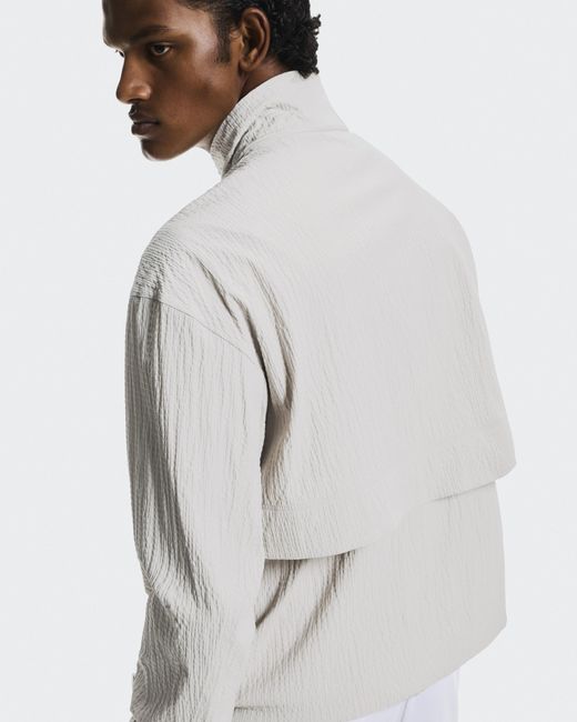 On Shoes White Courtside 1/2 Zip Eaze for men