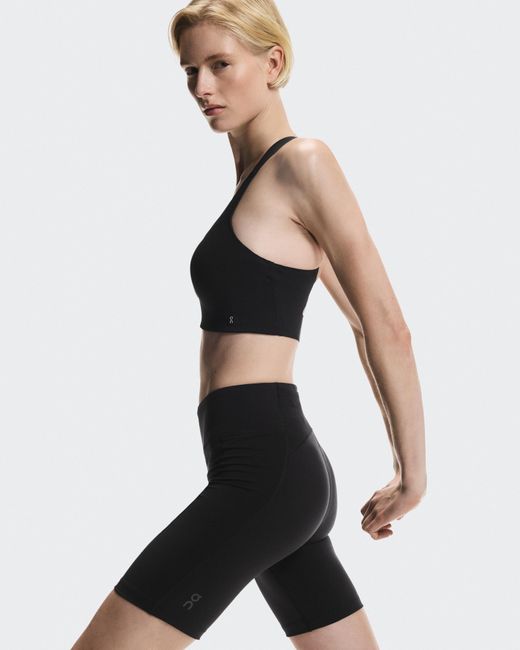 On Shoes Black 8" Performance Tights