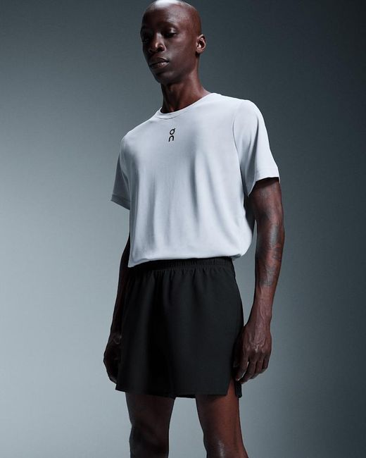 On Shoes Gray Trail Shorts for men