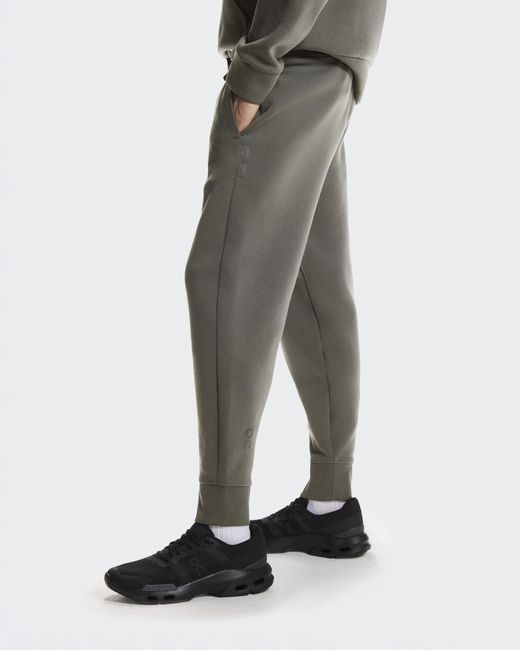 On Shoes Gray Focus Tech Sweatpants for men