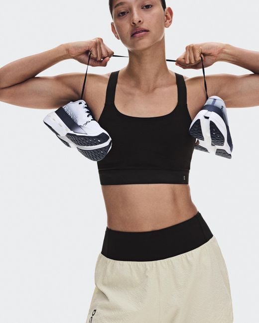 On Shoes White Performance Volt Shorts