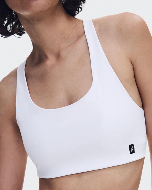 On Shoes White Studio Bra