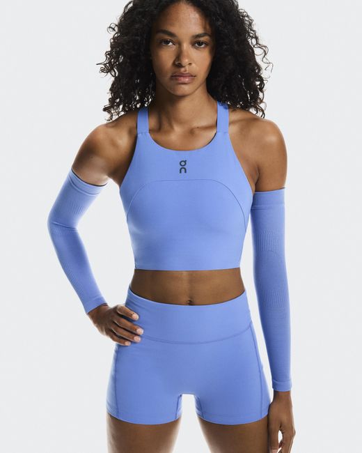 On Shoes Blue Performance Arm Sleeves