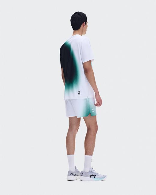 On Shoes White 5" Court Shorts Swing for men