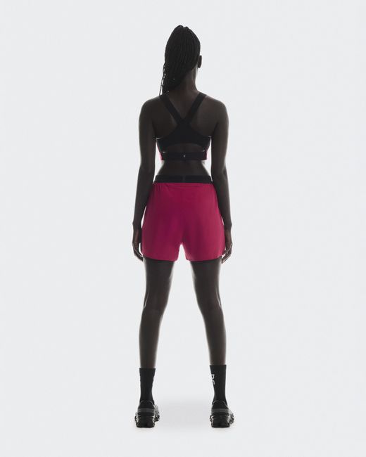 On Shoes Red 3" Performance 2/1 Shorts