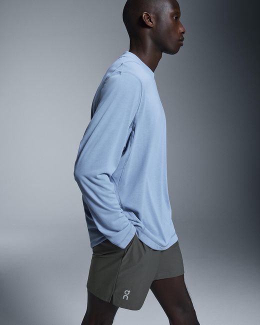 On Shoes Blue 7" Core Shorts for men
