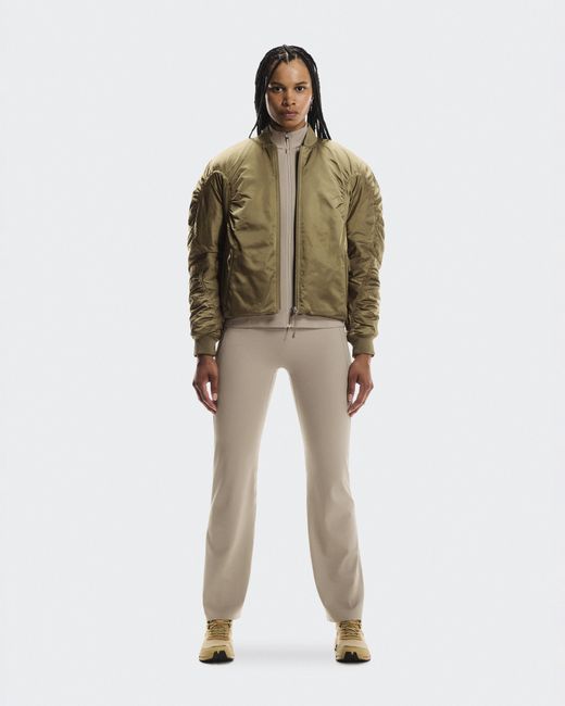 On Shoes Green Bomber Jacket