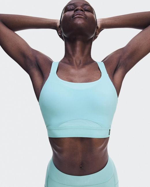 On Shoes Blue Performance Bra