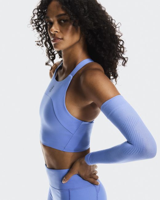 On Shoes Blue Performance Arm Sleeves