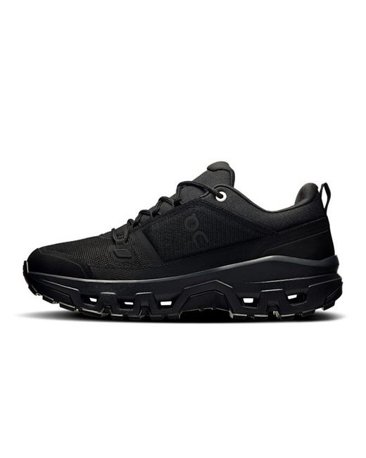 On Shoes Black Cloudrock Low Waterproof