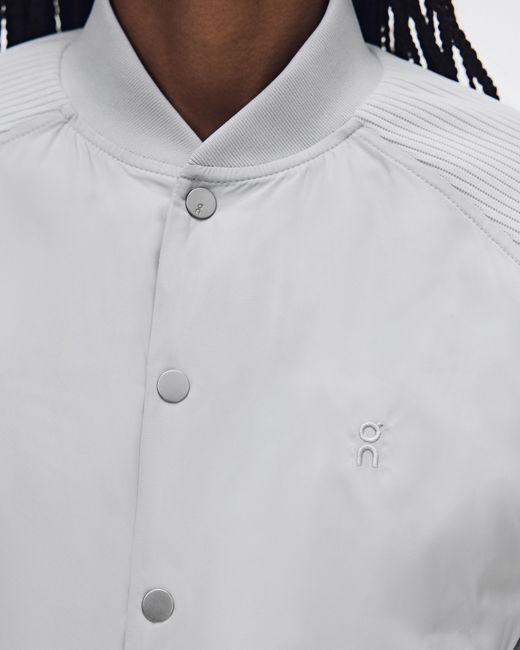 On Shoes White Courtside Bomber