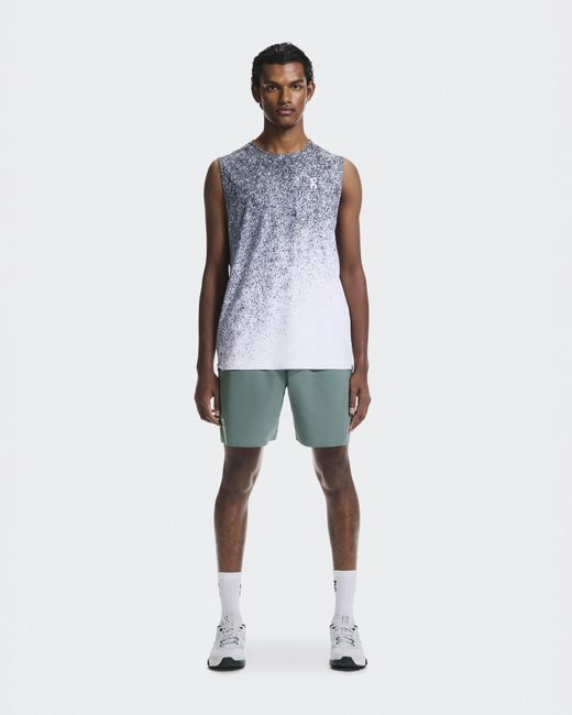 On Shoes Blue Court Tank Top Fade for men