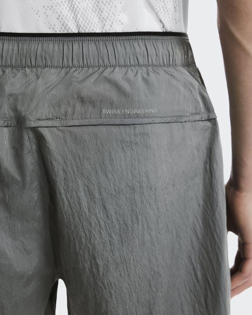 On Shoes Gray Performance Volt Shorts for men