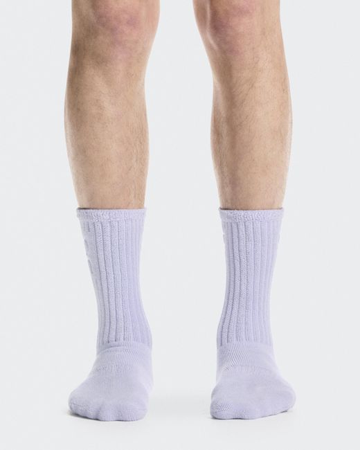 On Shoes White Terry Sock High