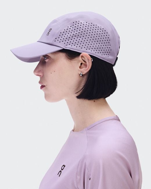 On Shoes Purple Lightweight Cap