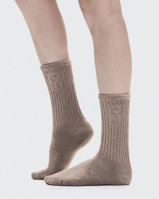On Shoes Pink Terry Sock High