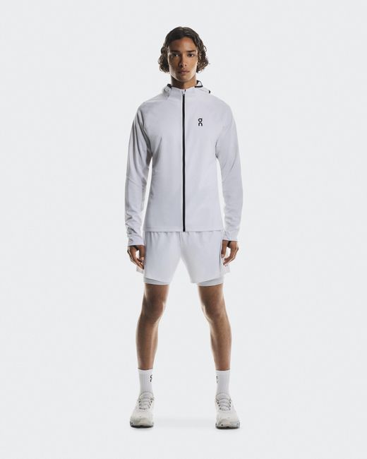 On Shoes White Climate Zip Hoodie for men