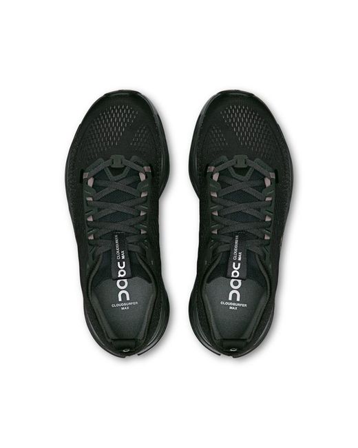 On Shoes Black Cloudsurfer Max