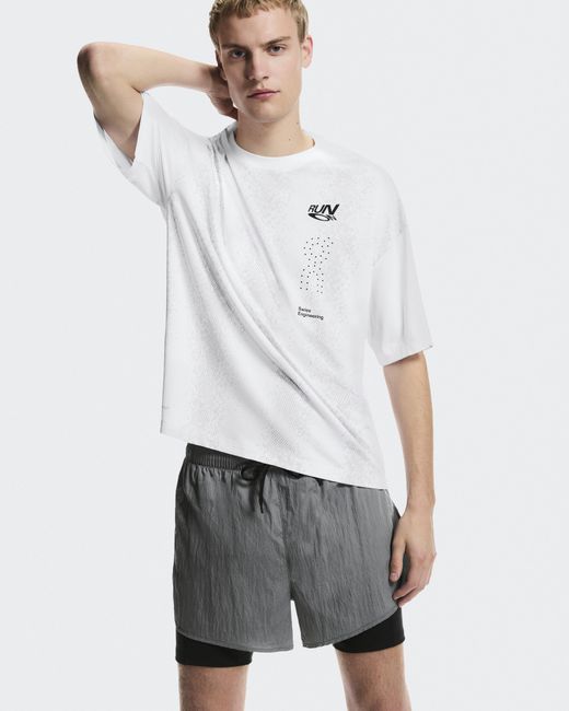 On Shoes Gray Performance Volt Shorts for men
