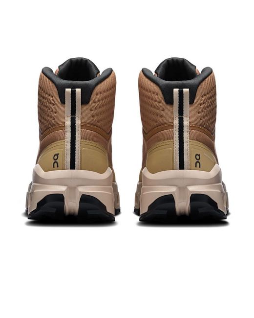 On Shoes Brown Cloudrock Mid Waterproof