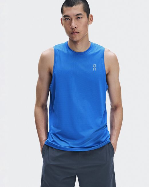 On Shoes Blue Core Tank Top for men