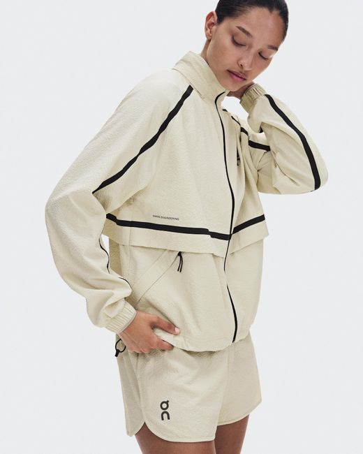 On Shoes White Performance Volt Jacket
