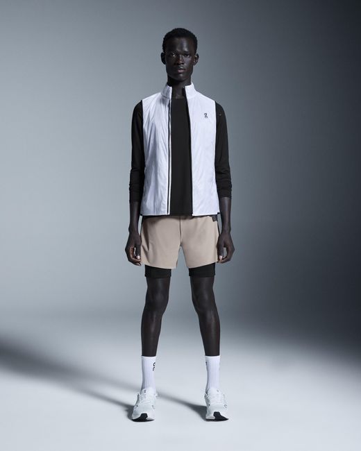 On Shoes 5" Performance 2/1 Shorts in Black für Herren