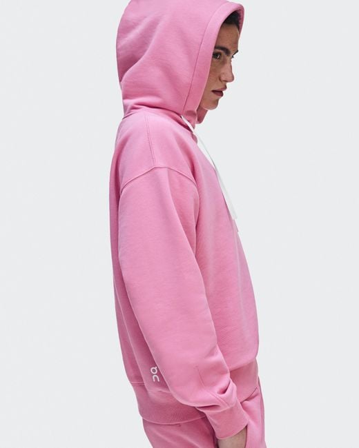 On Shoes Pink Club Hoodie