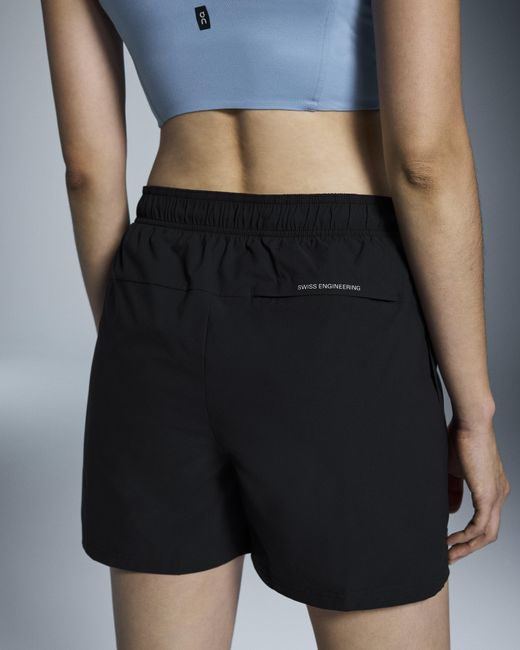 On Shoes Blue 5" Core Shorts