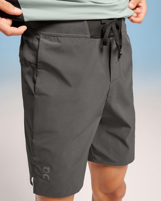 On Shoes Blue Performance Hybrid Short for men