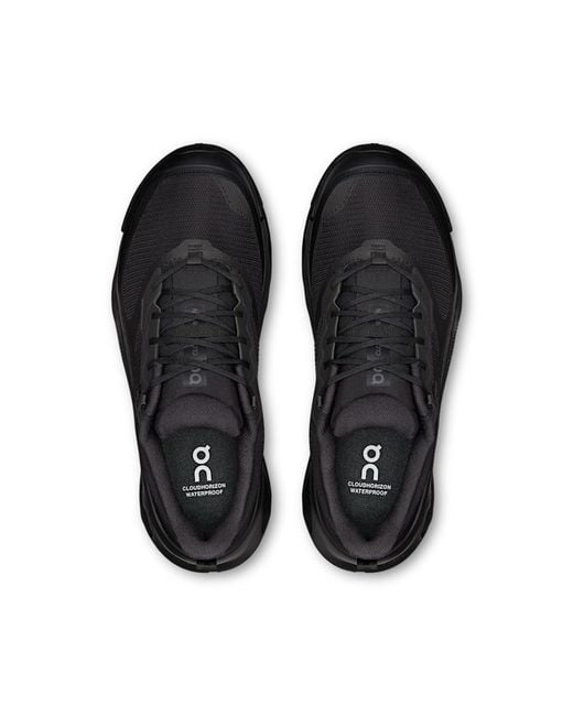 On Shoes Black Cloudhoriz 2 Waterproof