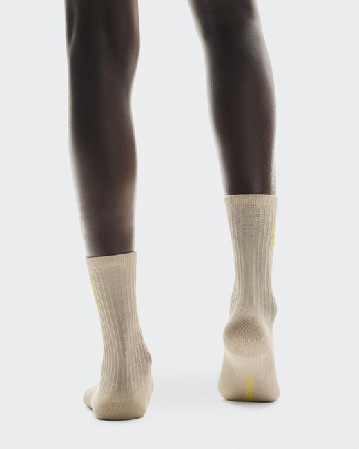 Logo Sock High 3P On Shoes en coloris White