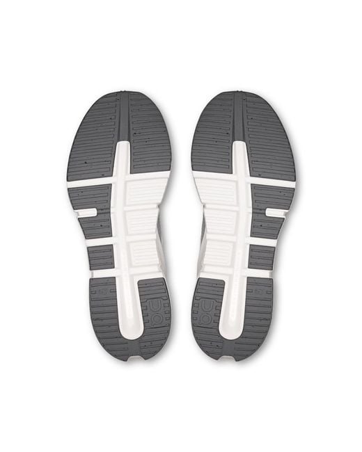 On Shoes White Cloudnova Rift for men