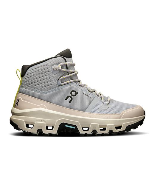 On Shoes Gray Cloudrock Mid Waterproof