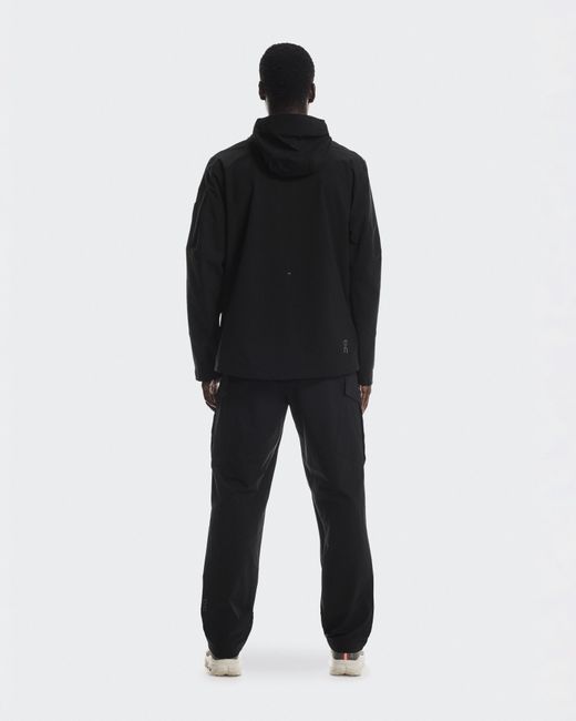 On Shoes Black Trek Jacket for men