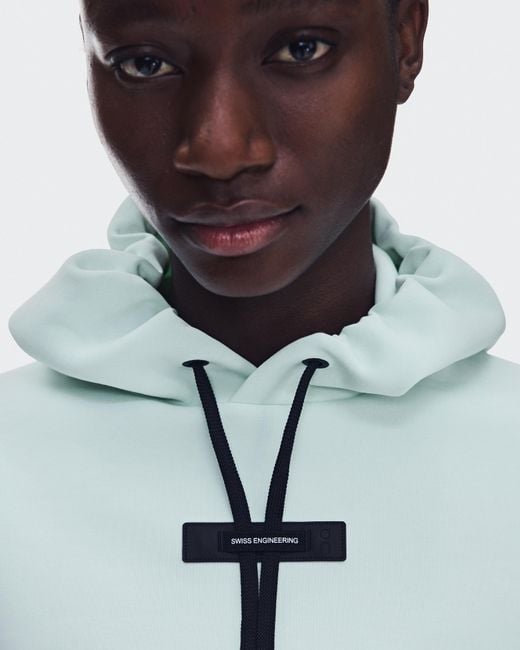 On Shoes Blue Focus Tech Hoodie