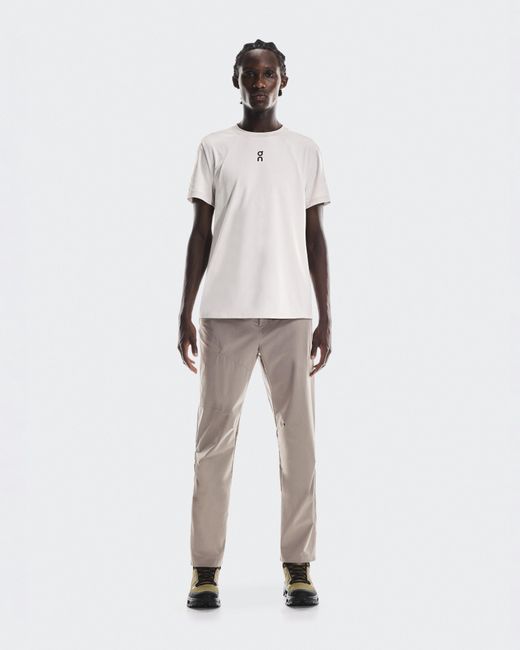 On Shoes White Trek Pants for men