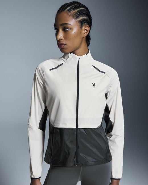 On Shoes Gray Weather Jacket