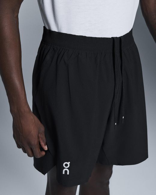 On Shoes Gray 7" Core Shorts for men