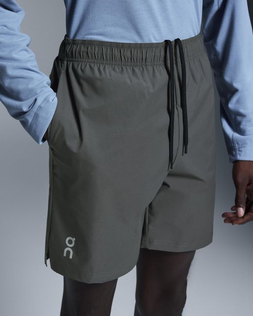 On Shoes Blue 7" Core Shorts for men