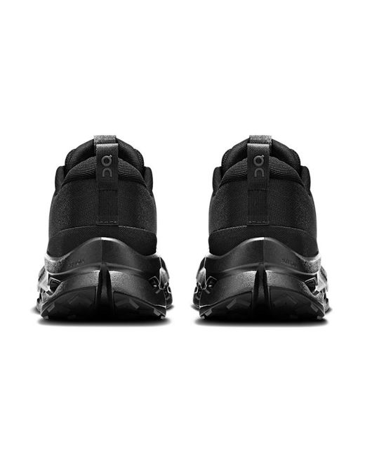 On Shoes Black Cloudsurfer Trail 2 for men