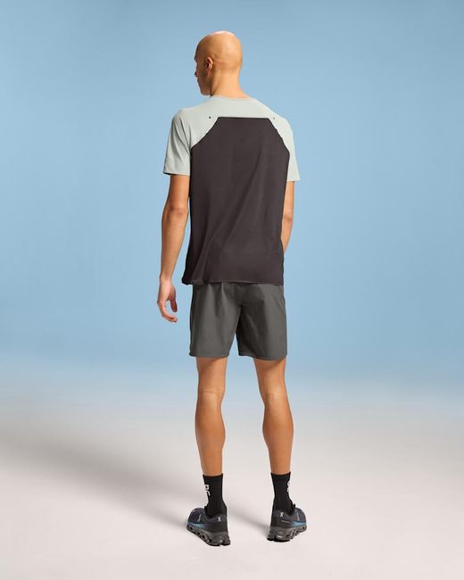 On Shoes Blue Performance Hybrid Short for men