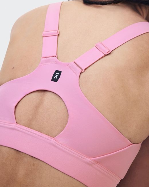 On Shoes Red Performance Bra