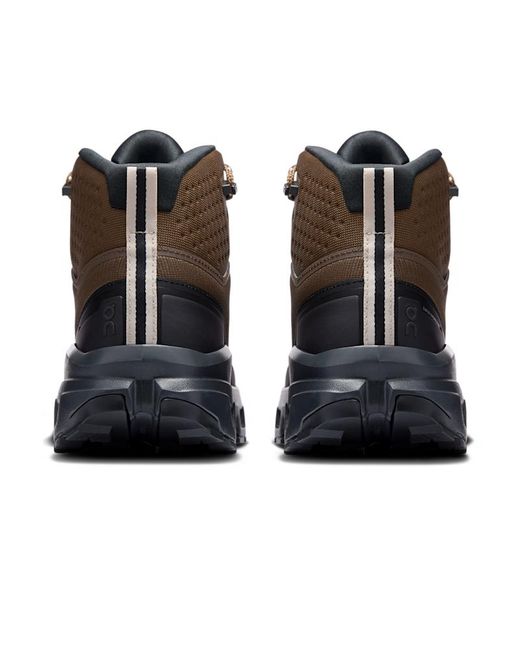 On Shoes Brown Cloudrock Mid Waterproof for men