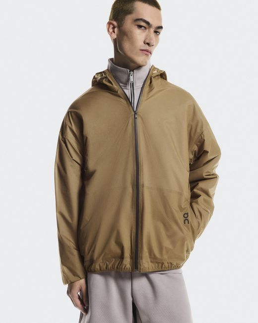 On Shoes Natural Explore Lightweight Waterproof Jacket for men