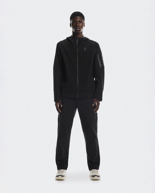 On Shoes Black Trek Jacket for men